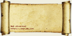 Andjelina Rabrenović vizit kartica